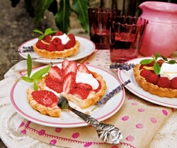 Начинка   для   тарталеток  с ягодами 