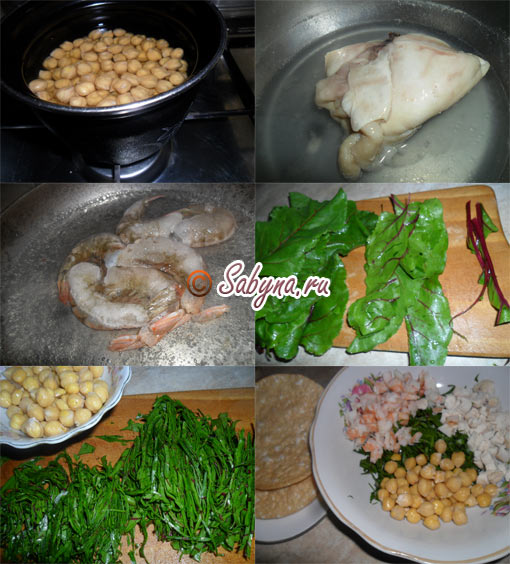 Салат с креветками рецепт приготовления